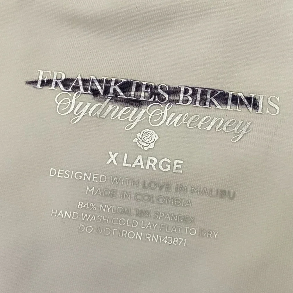New! Frankies Bikinis X SYDNEY SWEENEY Enzo Cheeky Bikini Bottom 10721